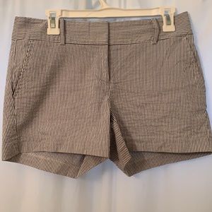 Ann Taylor Navy Stripped Hampton Shorts